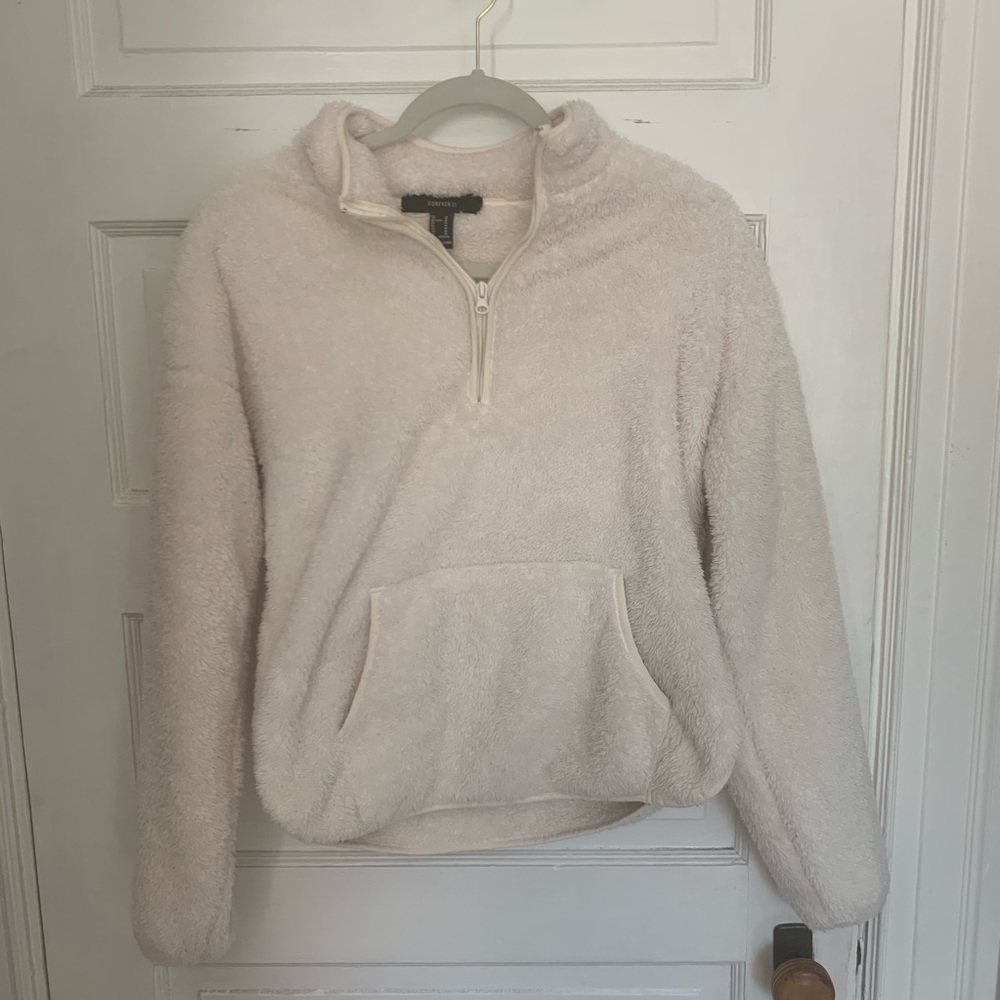 Forever 21 Fuzzy Zip Up
